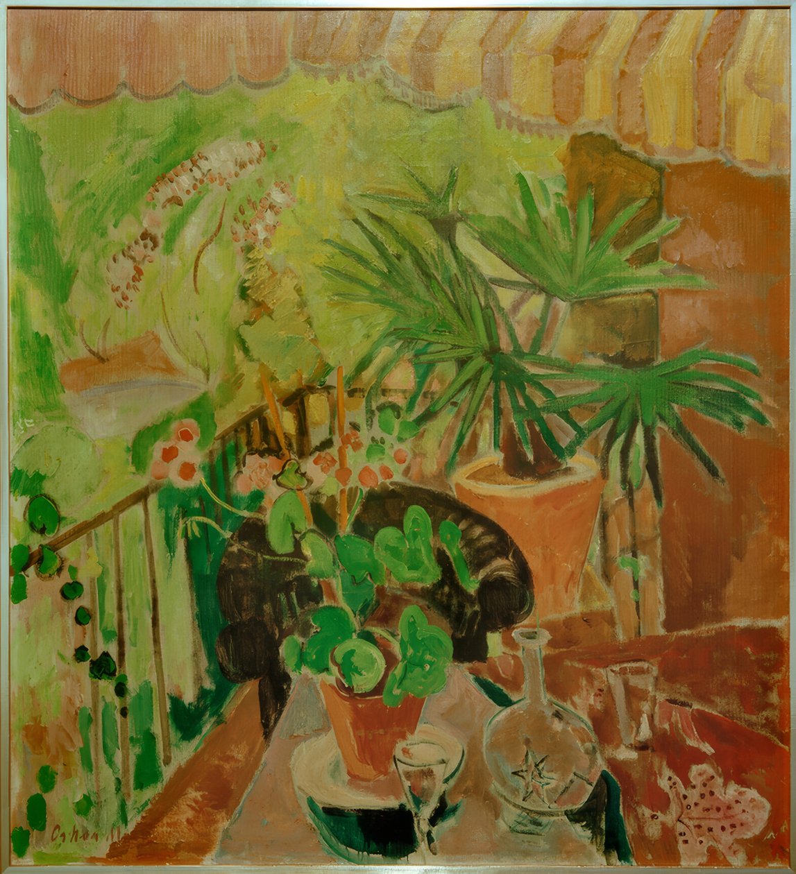 På verandaen af Oskar Moll