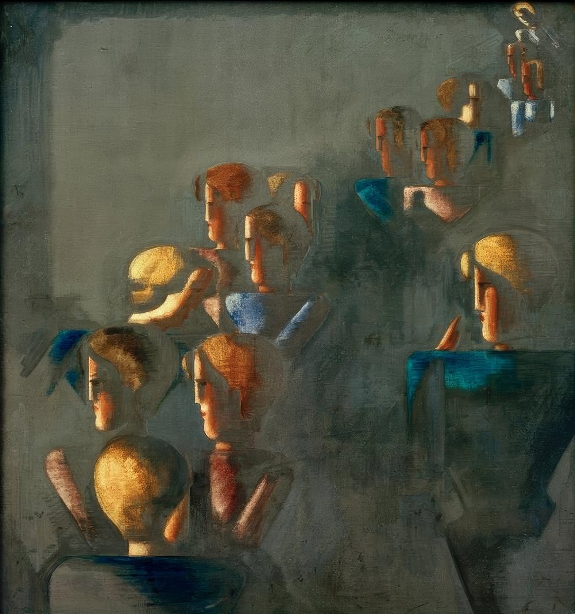 Blåt billede af Oskar Schlemmer