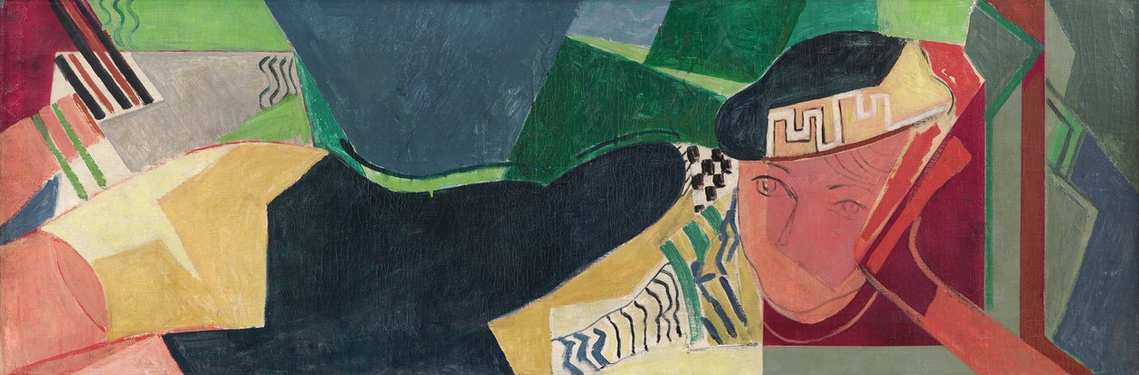 Liggende kvinde, ca 1931. af Oskar Moll