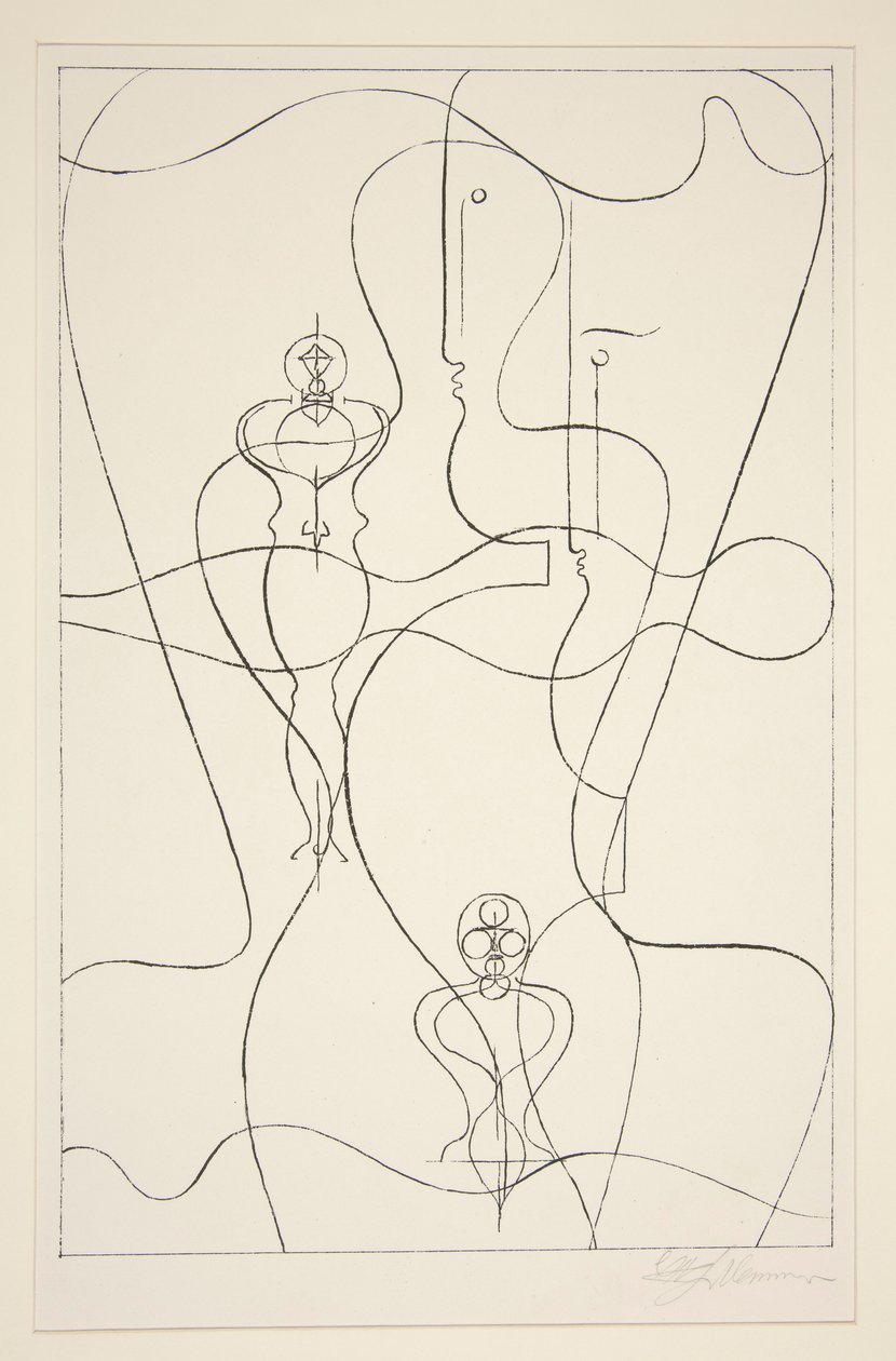 Abstraktion af Oskar Schlemmer
