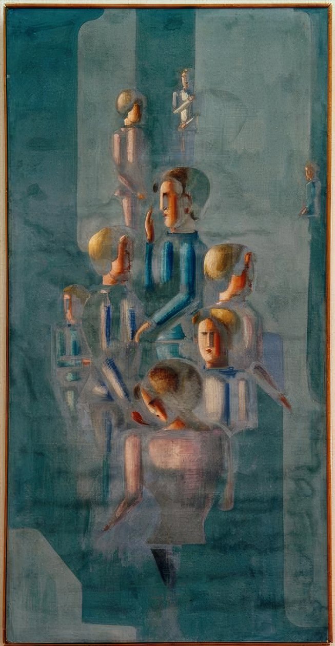 Folkwang -cyklus: Lektioner II af Oskar Schlemmer