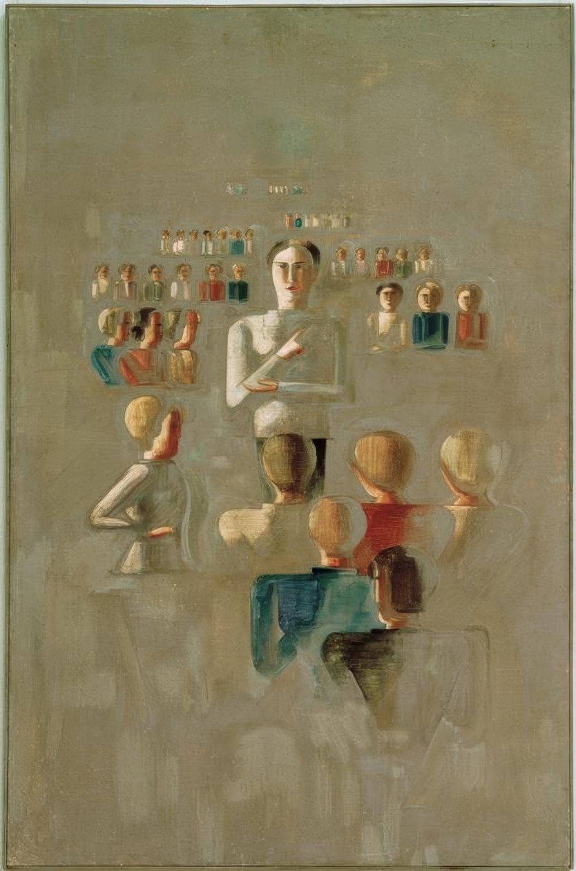 Folkwang -cyklus: Lektioner I af Oskar Schlemmer