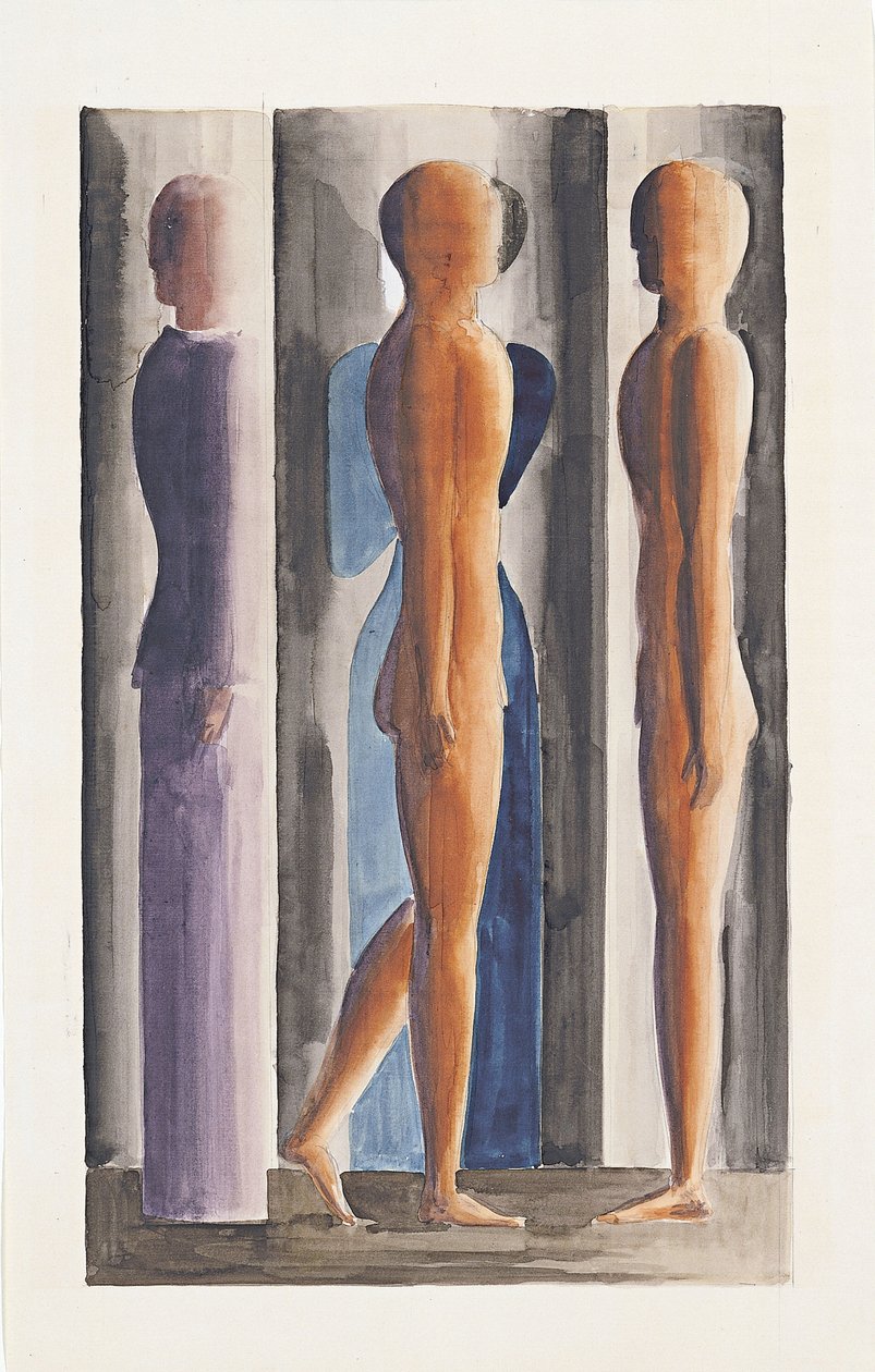 Dannelse. Tredeling, 1926 af Oskar Schlemmer