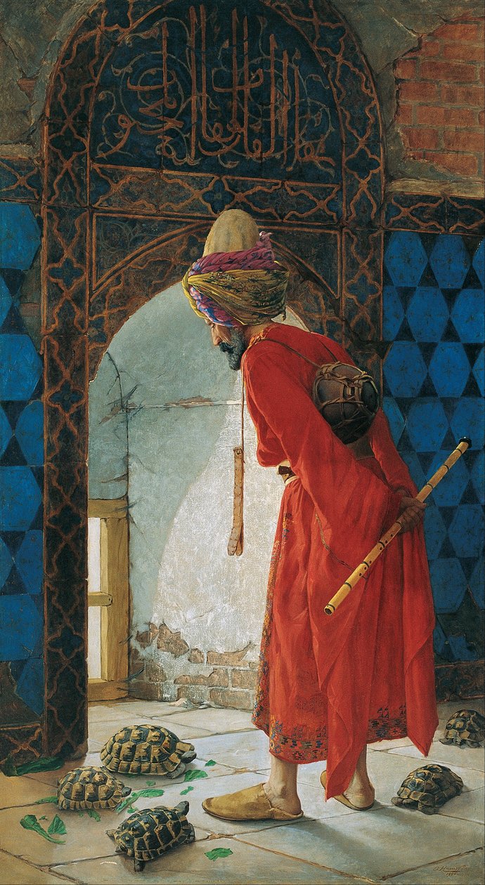 Skildpadde træner af Osman Hamdi Bey