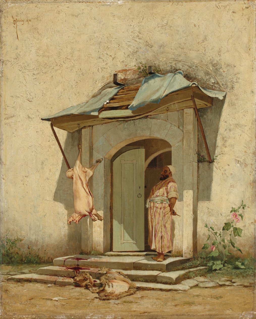 En osmannisk slagter, 1878 af Osman Hamdi Bey