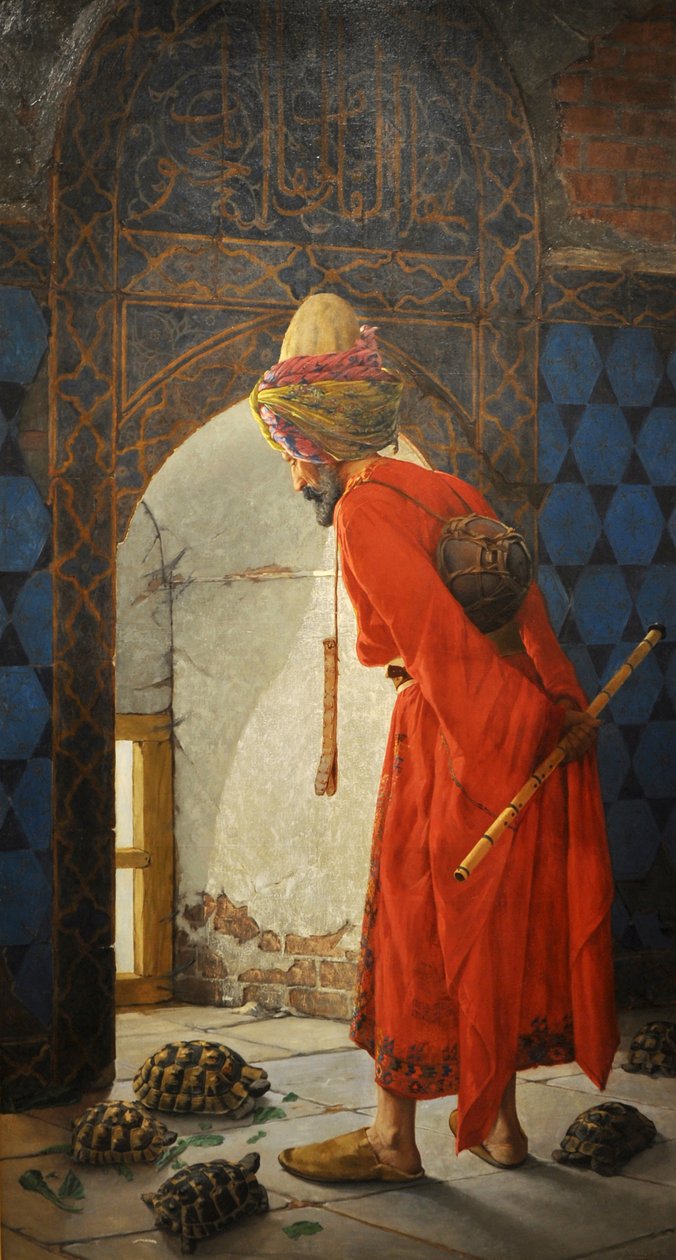 Skildpaddetræneren, 1906 af Osman Hamdi Bey