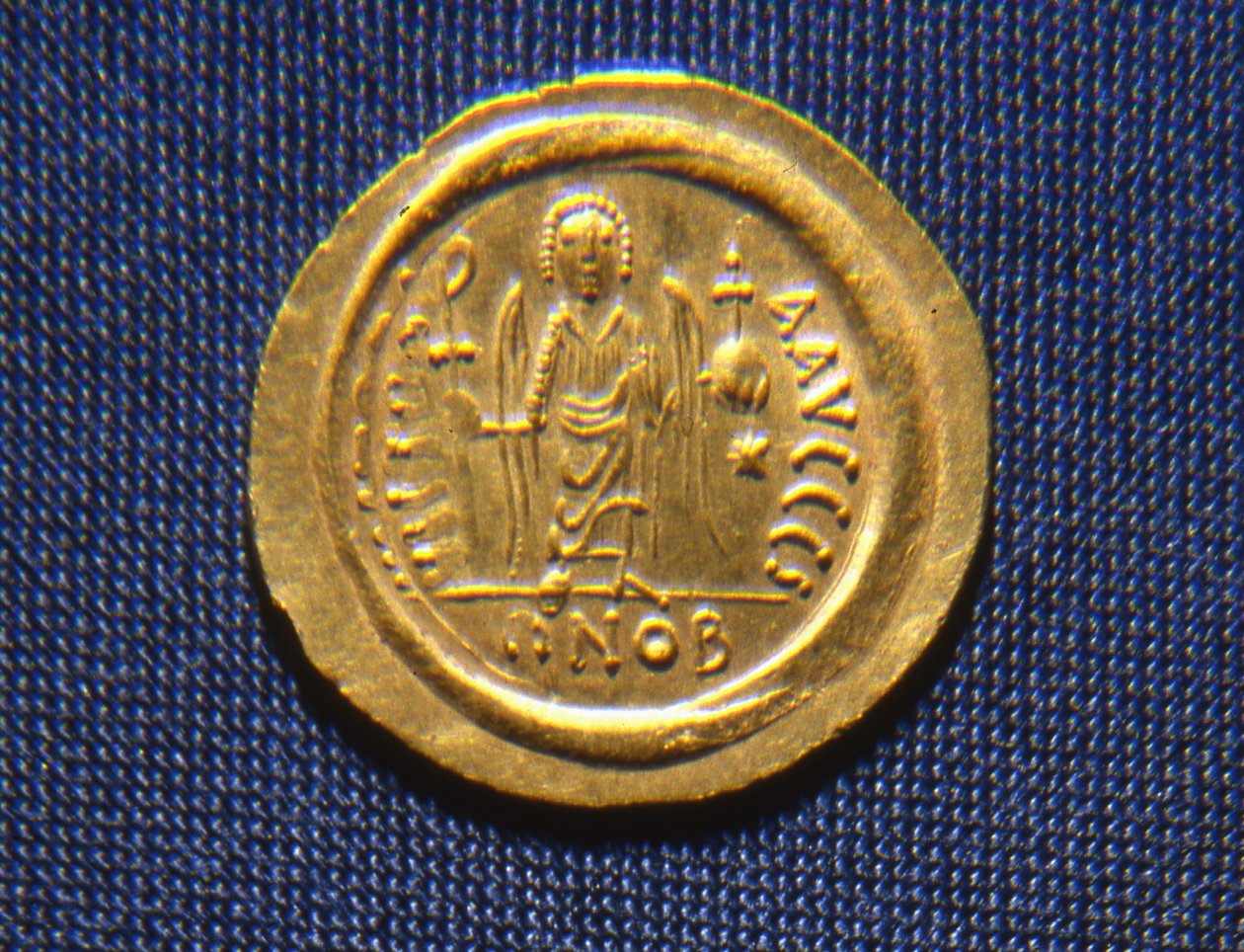 Mønt af kong Totila, 541-52 (metal) af Ostrogothic