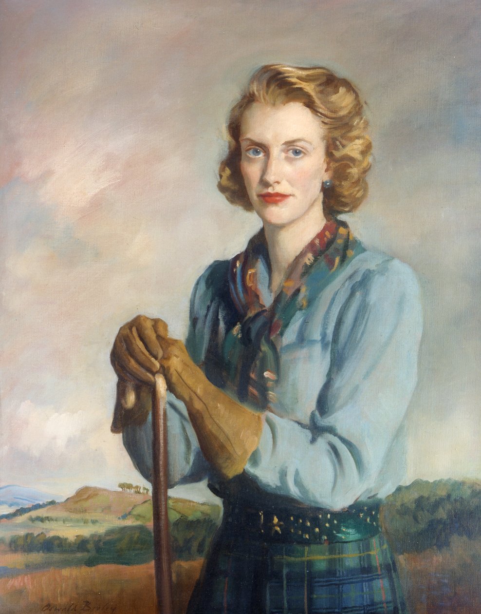 Portræt af Elizabeth af Oswald Hornby Joseph Birley