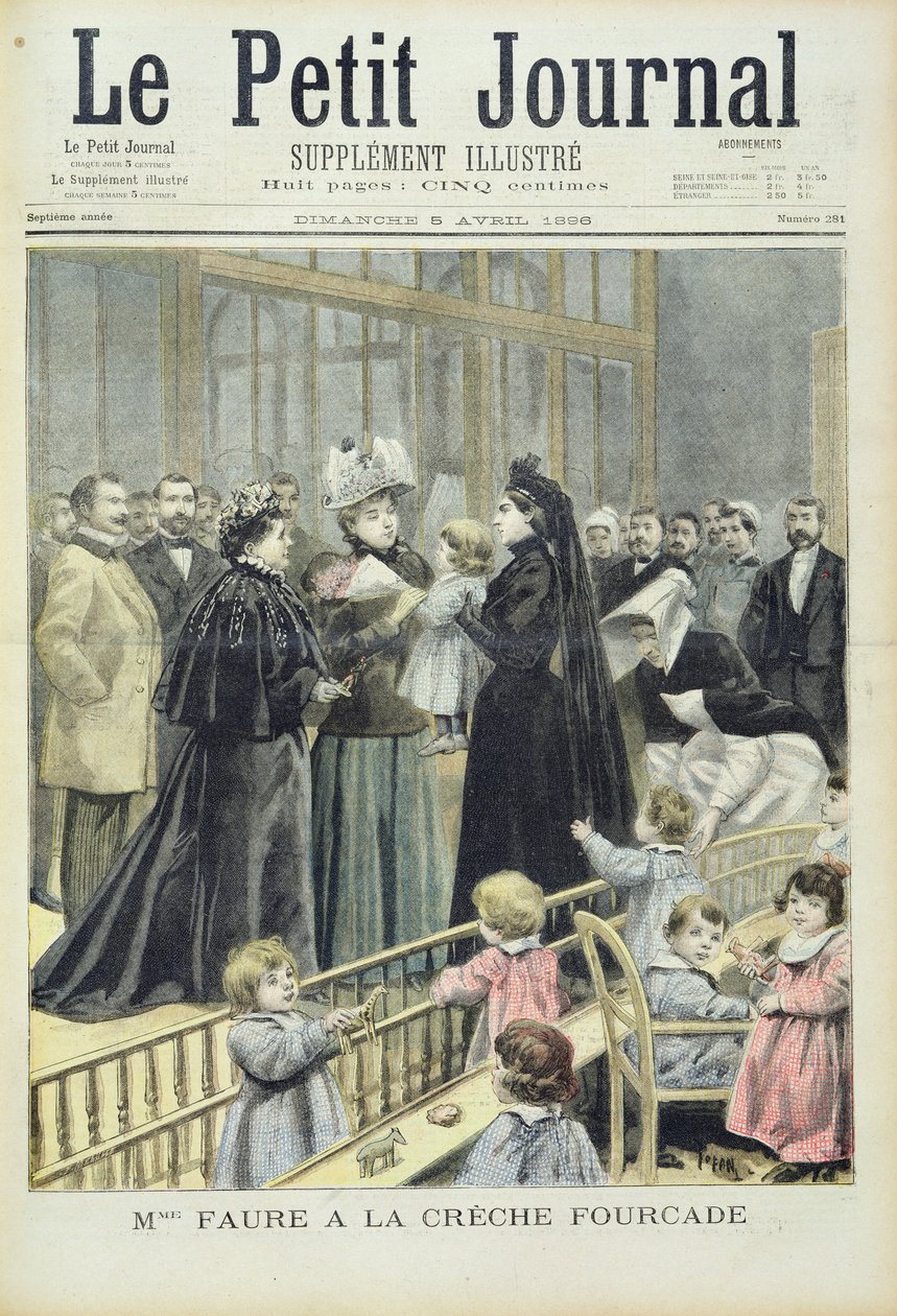 Madame Faure på Fourcade Creche, fra 