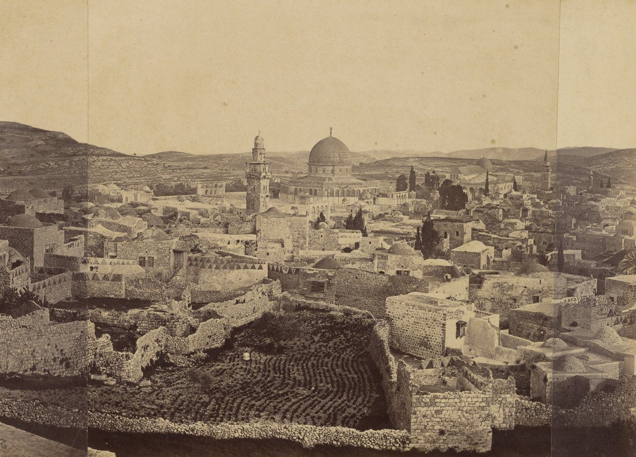 [Panorama af Jerusalem] af Othon Von Ostheim