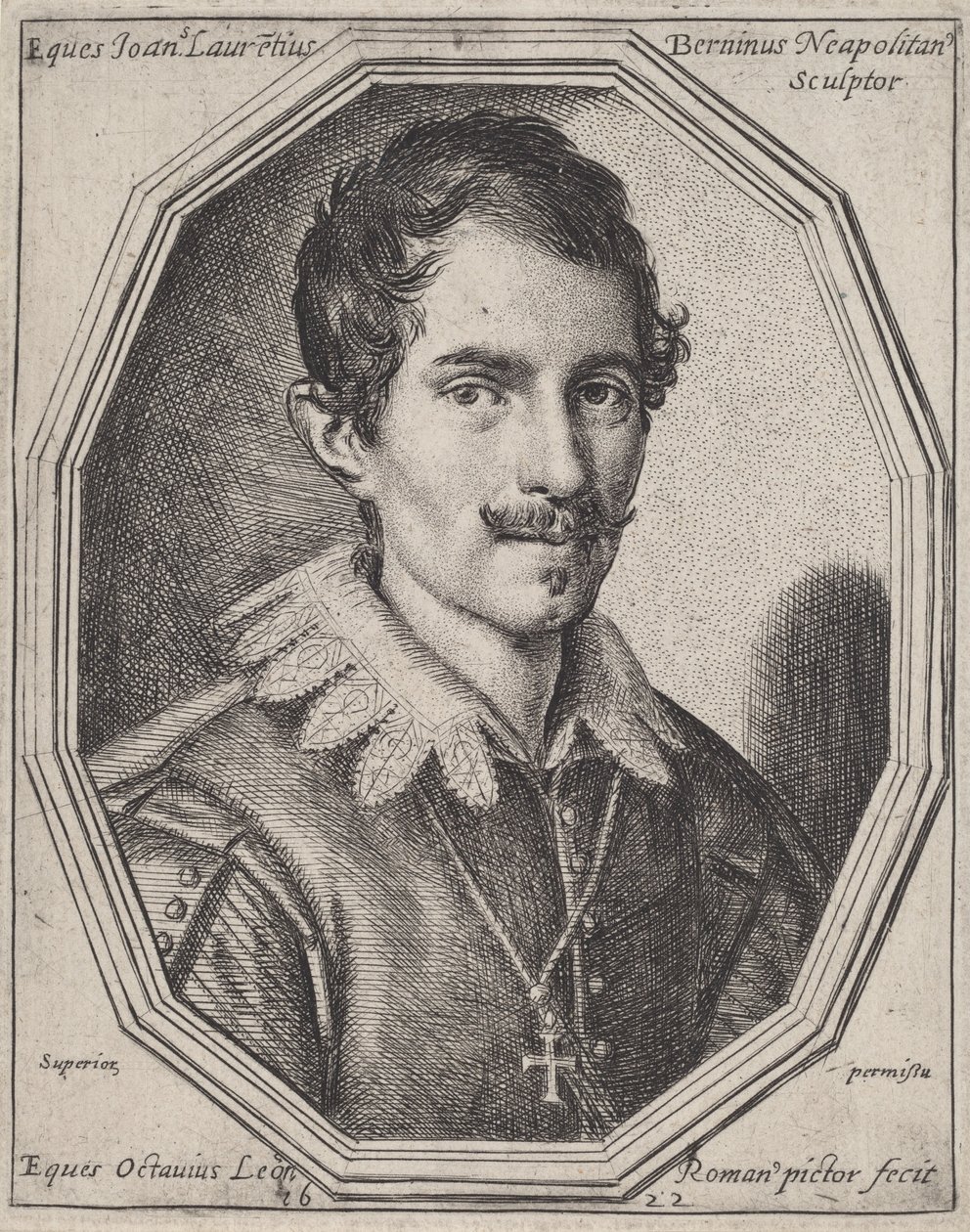 Gianlorenzo Bernini af Ottavio Leoni