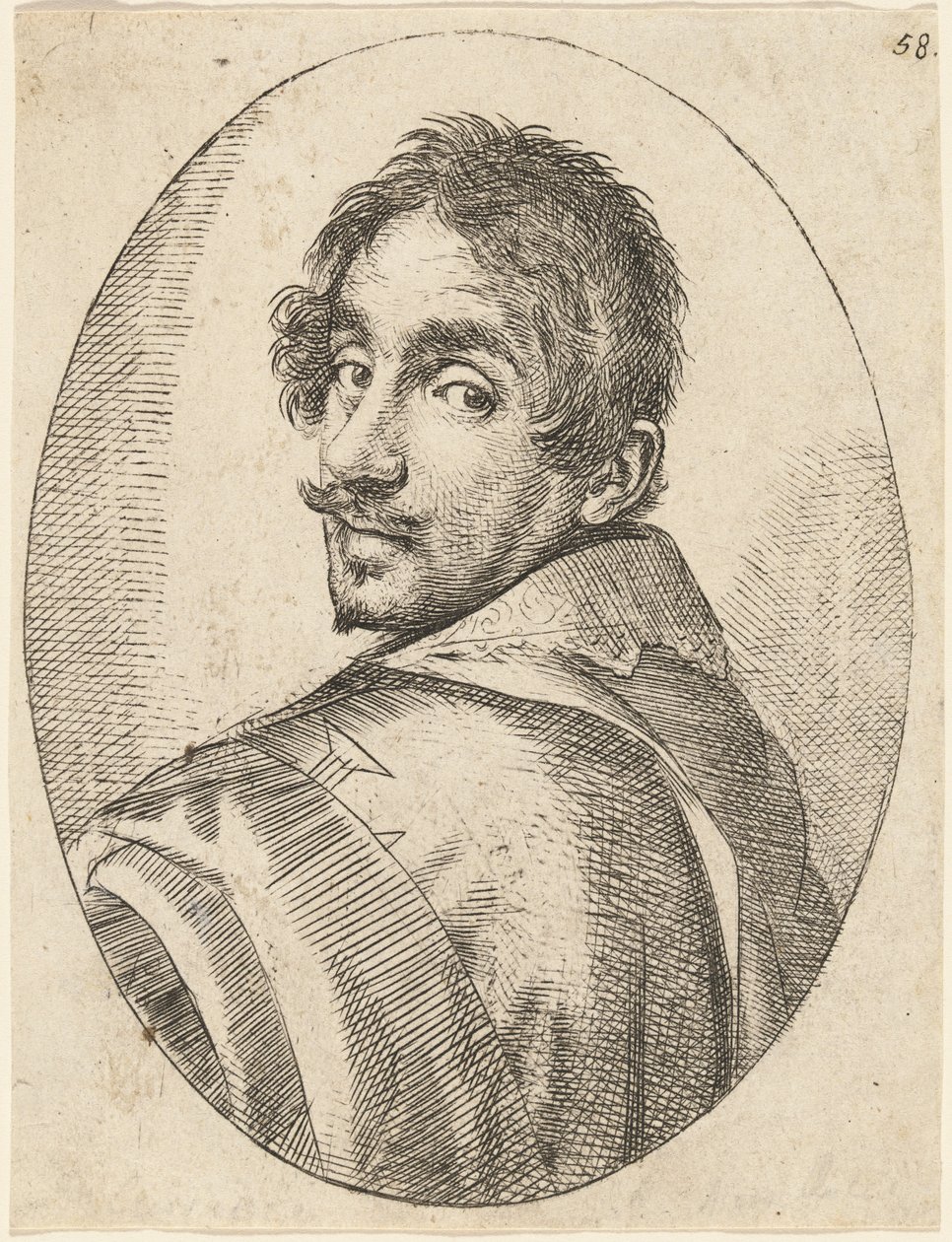 Selvportræt af Ottavio Leoni