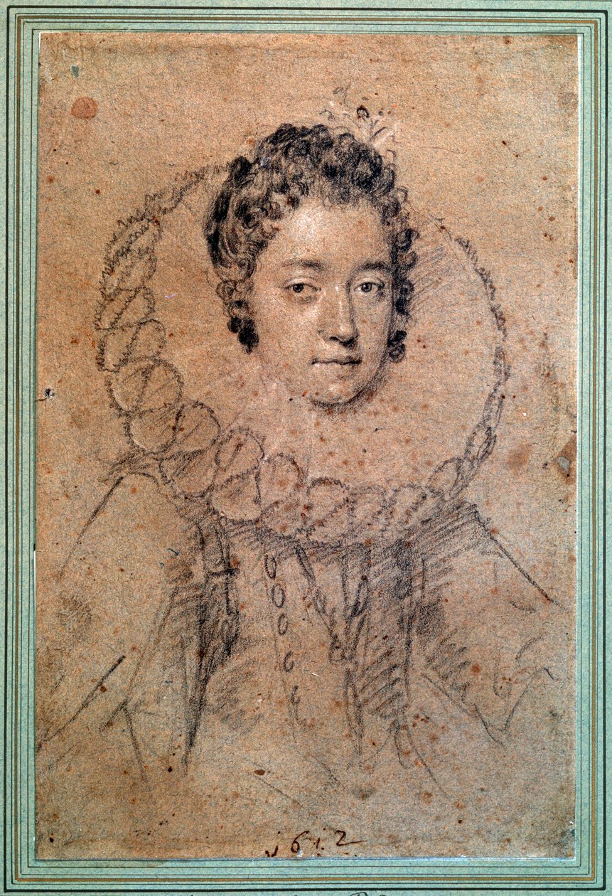 Kvindeportræt, 1612. af Ottavio Mario Leoni