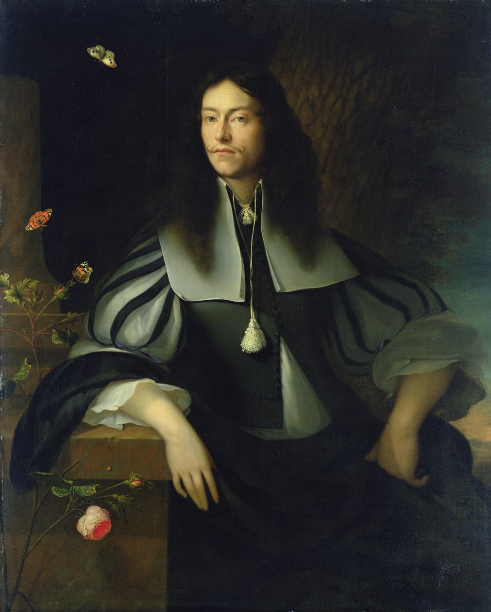 Portræt af en ukendt herre, 1663 af Ottmar the Elder Elliger