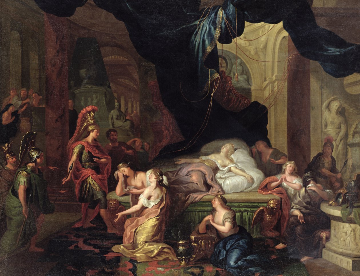 Kleopatras død af Ottmar, the Younger Elliger