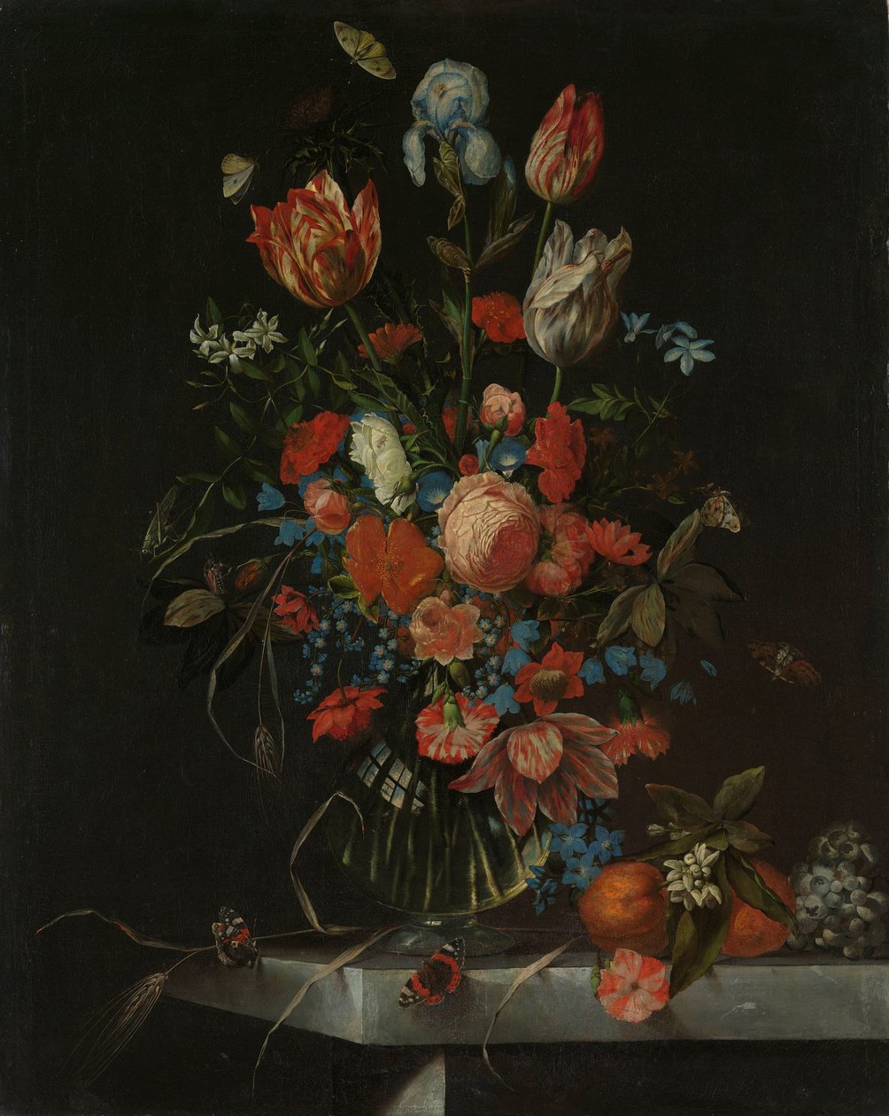 Stilleben med blomster af Ottmar Elliger (I)
