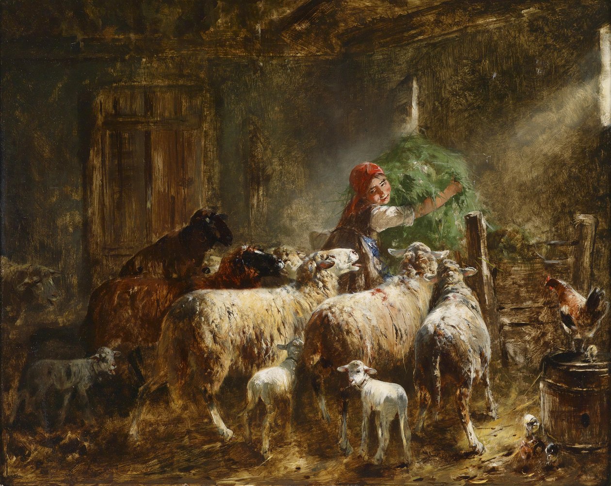 Foder til fårene af Friedrich Otto Gebler