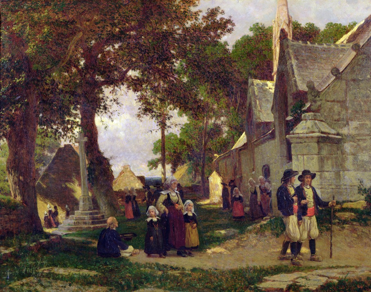 Kirke i Bretagne af Otto Weber
