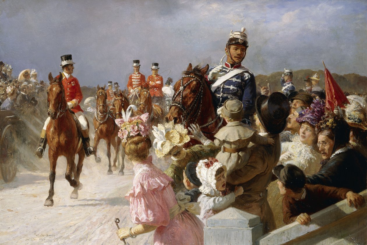 Kongen kommer, 1898 af Otto Bache