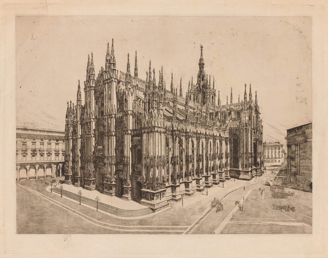 Katedralen, Milano. af Otto H. Bacher