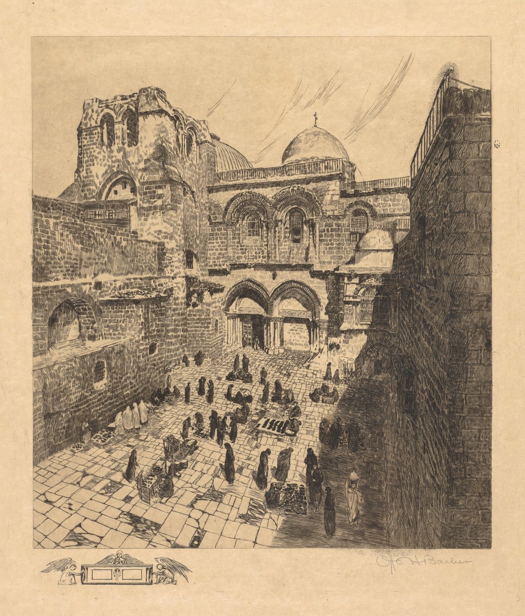 Den Hellige Gravs Kirke, Jerusalem. af Otto H. Bacher