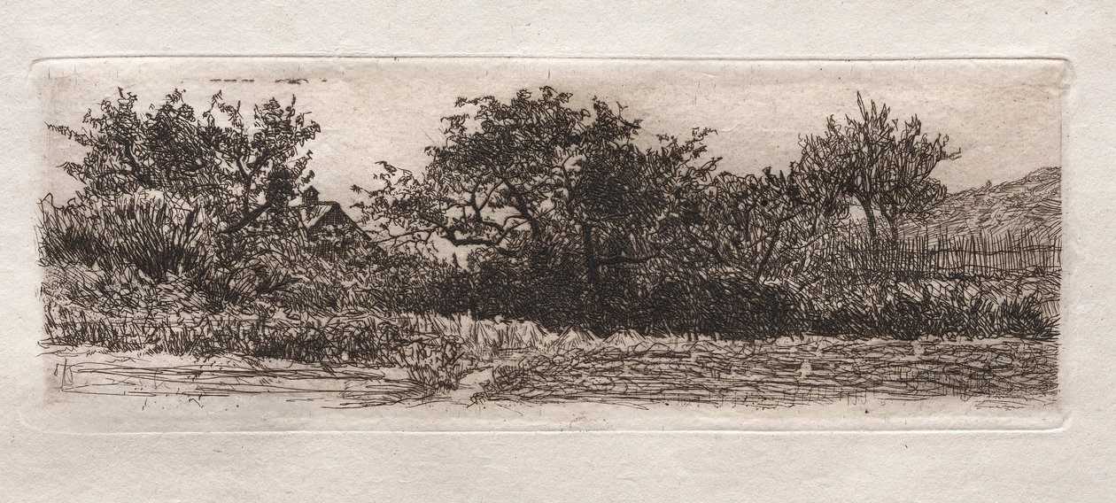 Tage og træer, 1879. af Otto H. Bacher