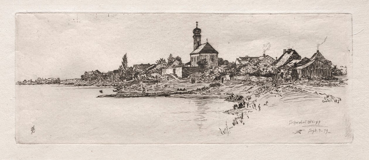 Schwabel Weiss, 1879. af Otto H. Bacher
