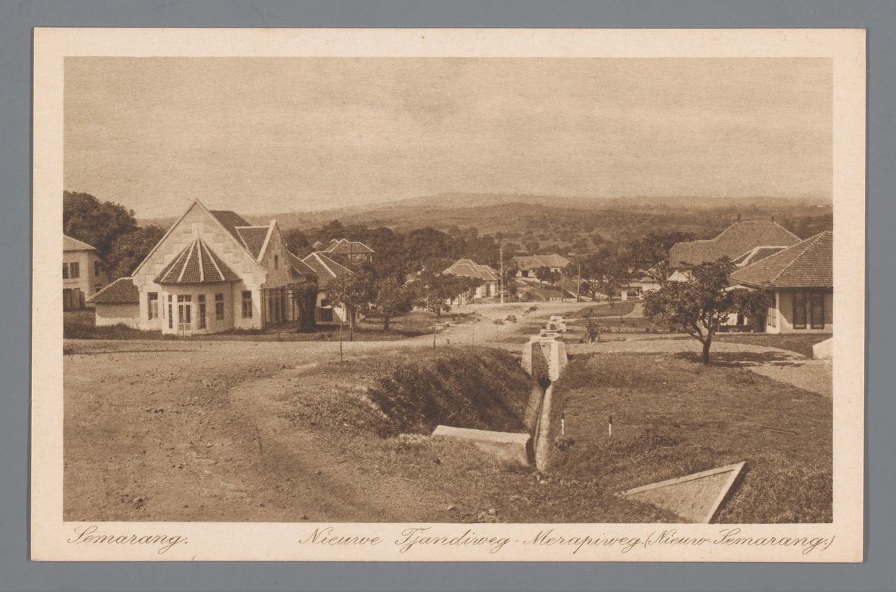 semarang. Ny Tjandiweg-Merapiweg. (Ny Semarang) af Otto Hisgen
