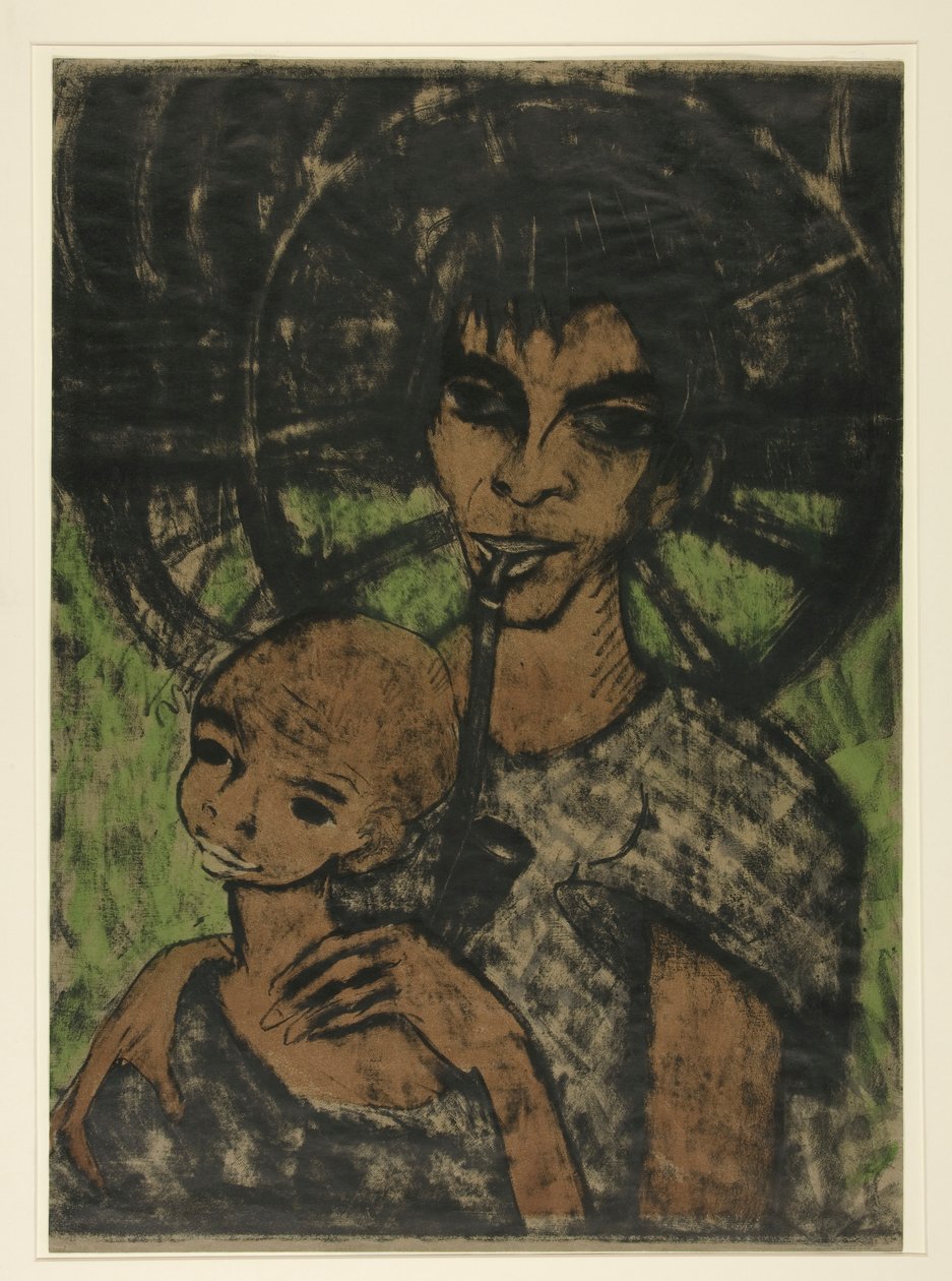 Sigøjner Madonna af Otto Mueller