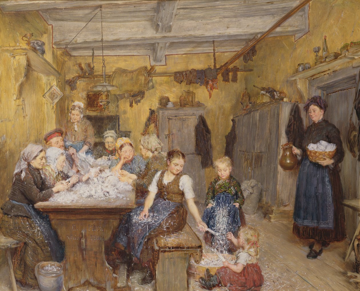 Quills and Down, 1884 af Otto Piltz
