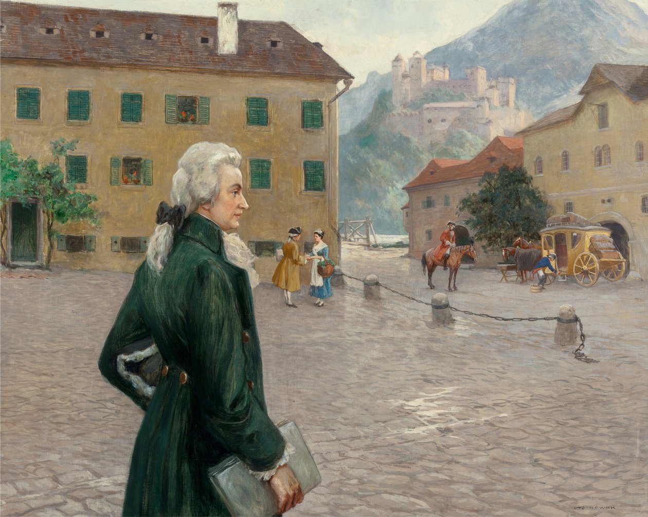 Den unge Mozart i Salzburg. af Otto Robert Nowak