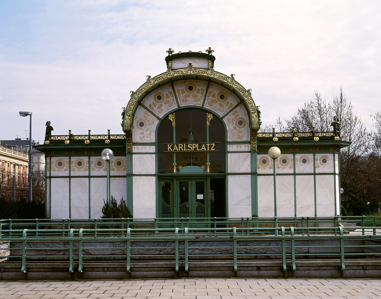 Otto Wagner-pavillonen på Karlsplatz af Otto Wagner