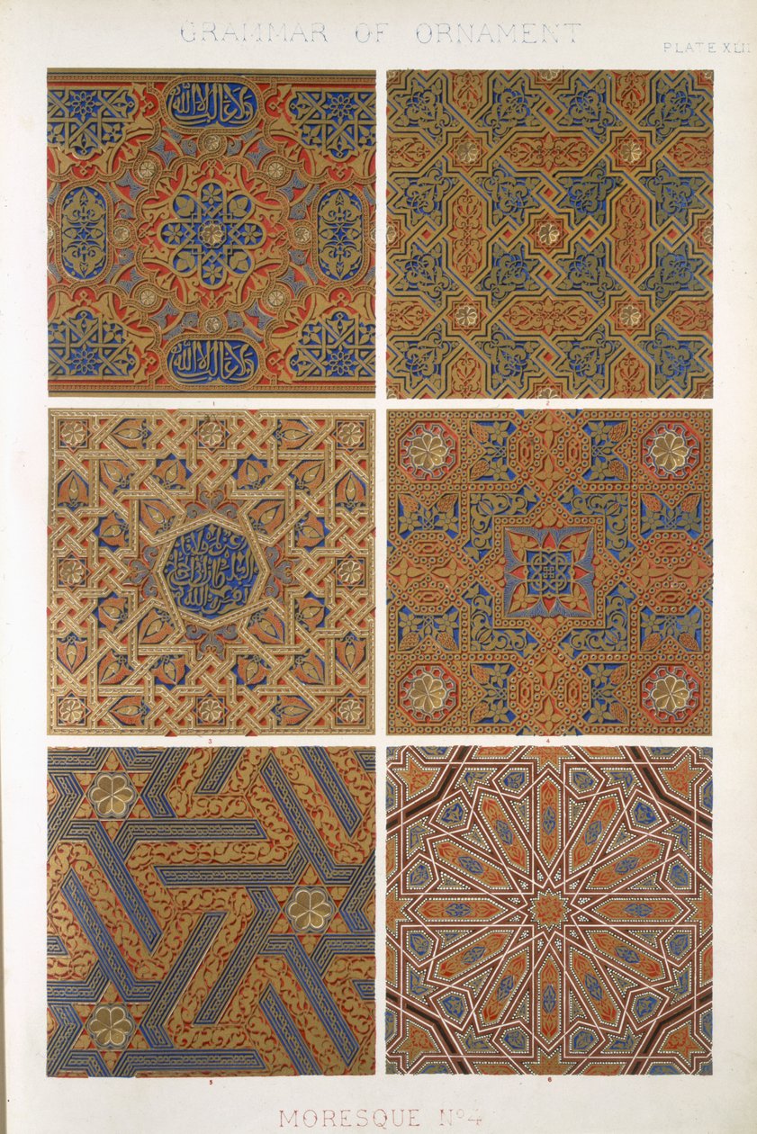 Moresque No 4, Plade XLII, fra 