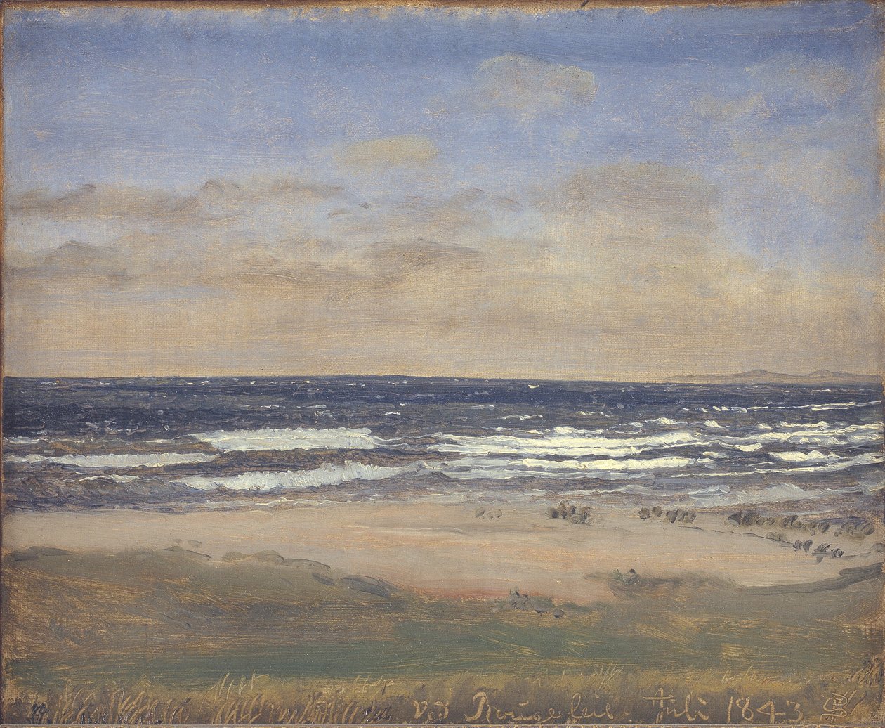 The Beach at Rågeleje af P.C. Skovgaard