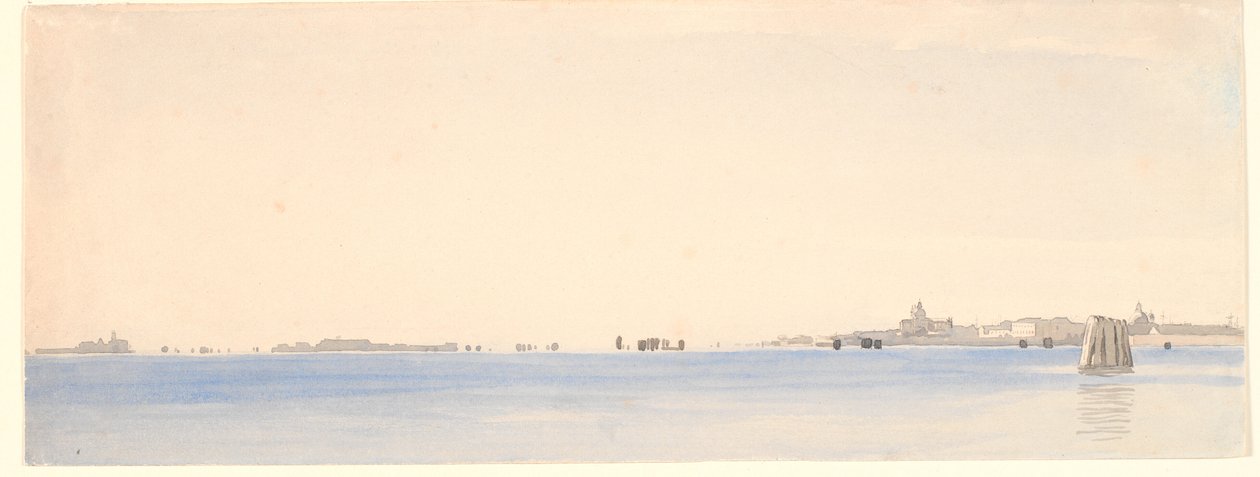 Venedig, set fra lagunen af P.C. Skovgaard