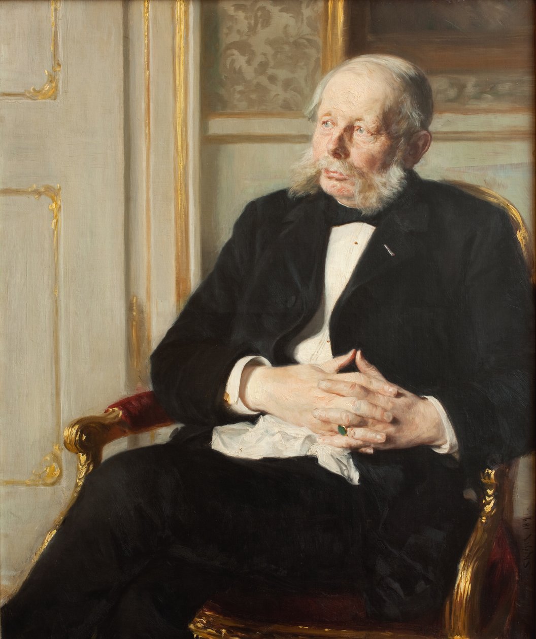 Baron Otto Ditlev Rosenørn-Lehn af Peder Severin Krøyer