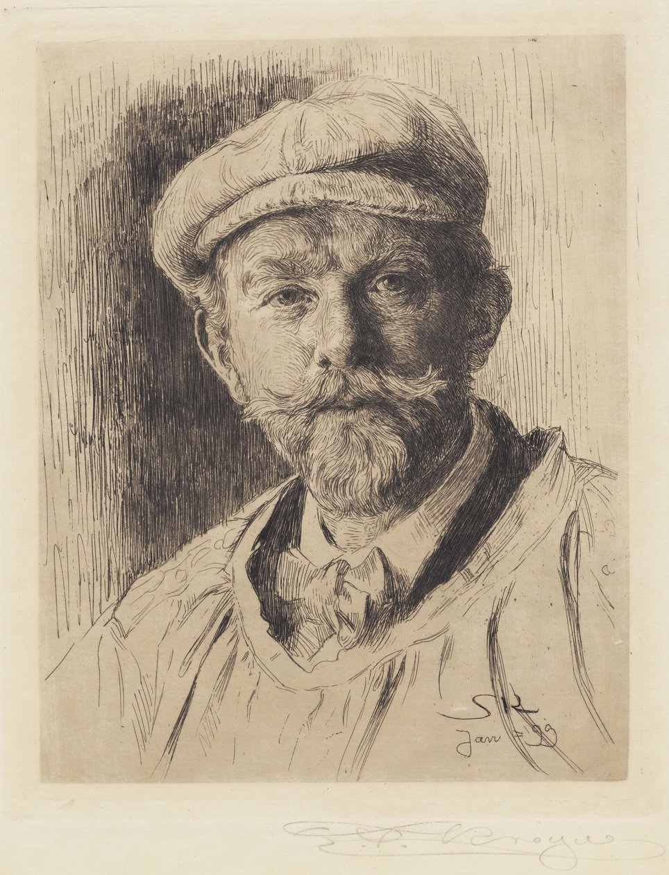 Selvportræt af Peder Severin Krøyer