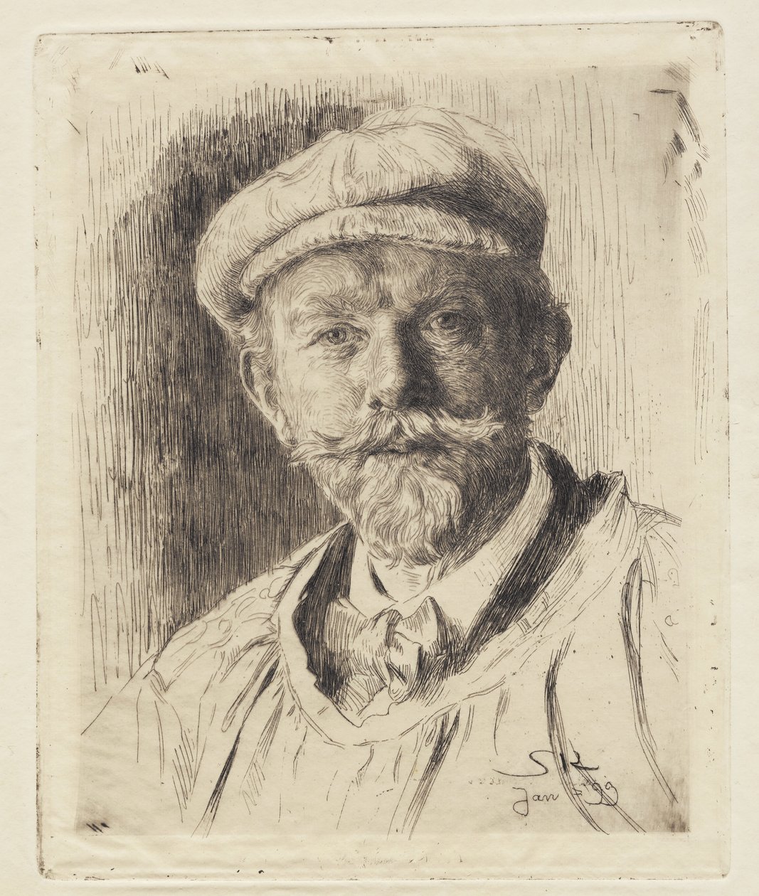 Selvportræt af Peder Severin Krøyer