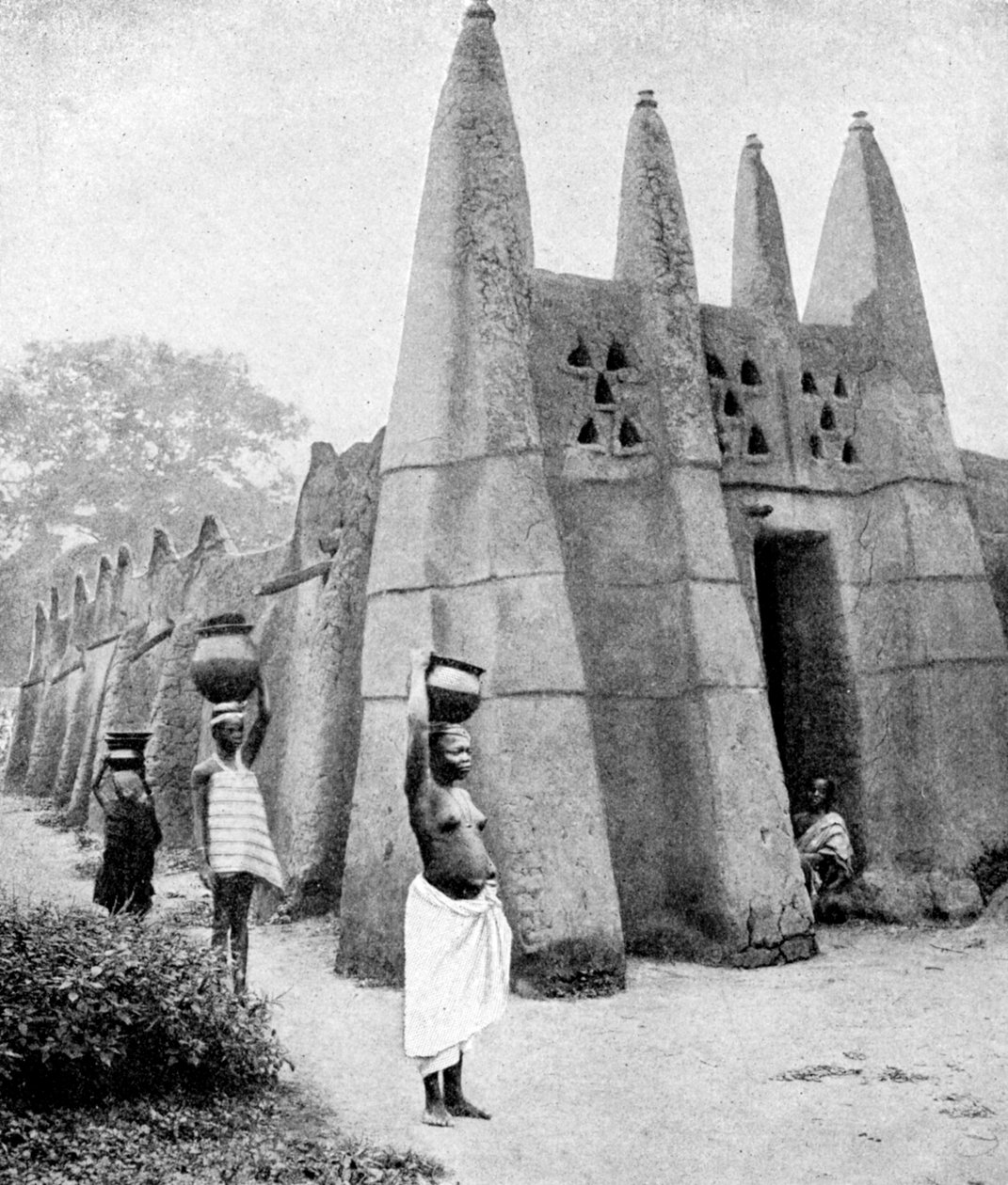 Ashanti-arkitektur, Ghana, 1922 af P. A. McCann