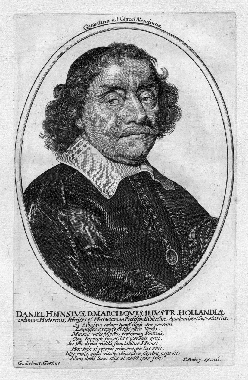 graveret portræt af P. Aubry daprès W. Groot