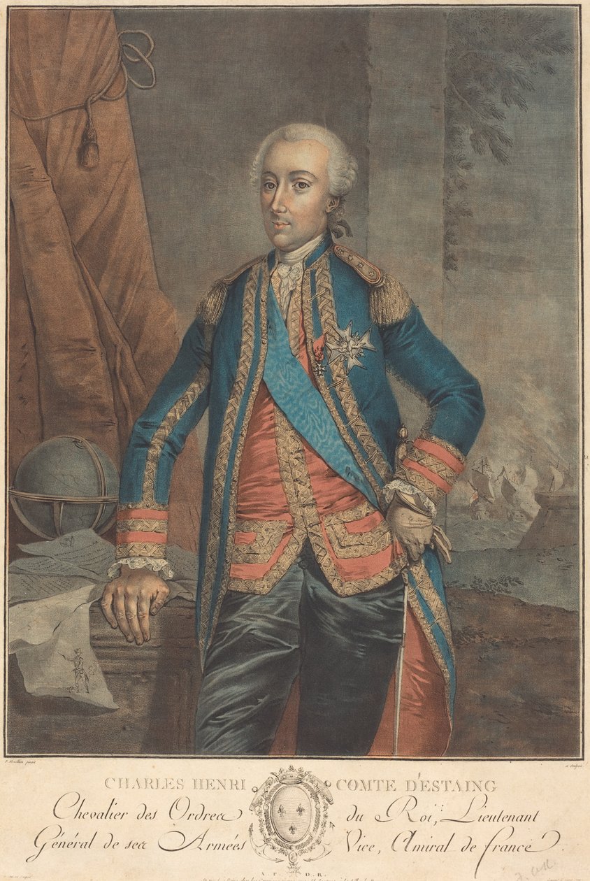 Charles Henri, greve af Estaing af P. Frieselhem