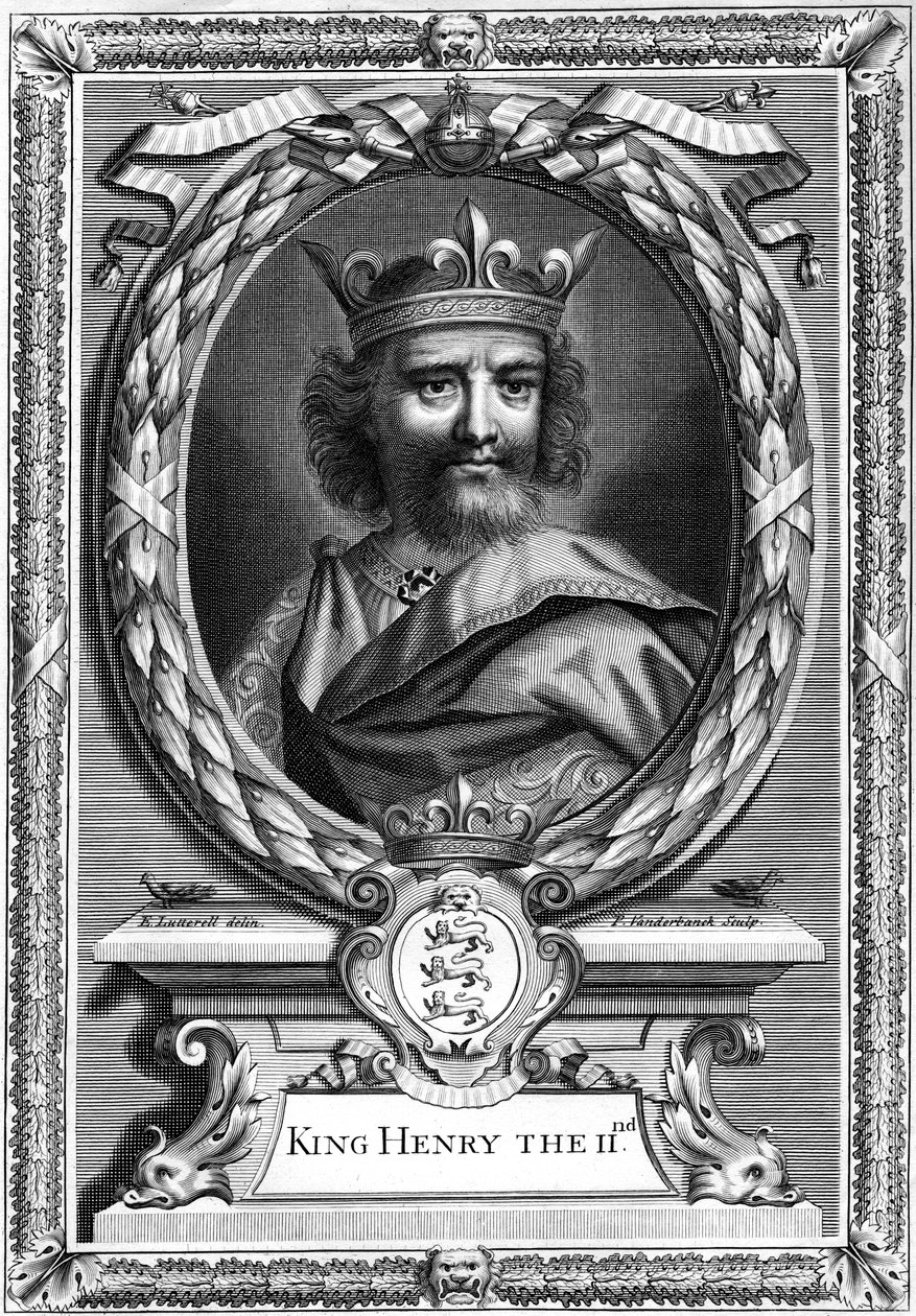 Henrik II, konge af England. af P. Vanderbanck
