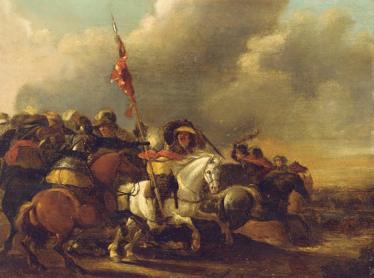 Et kavaleriforlovelse af Palamedes Palamedesz