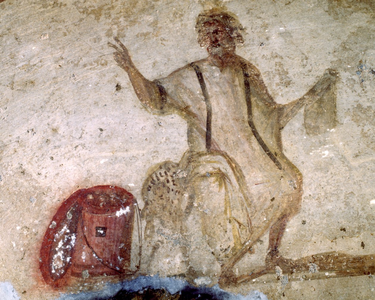 Fresko i Cimitero Maggiore af Paleo Christian