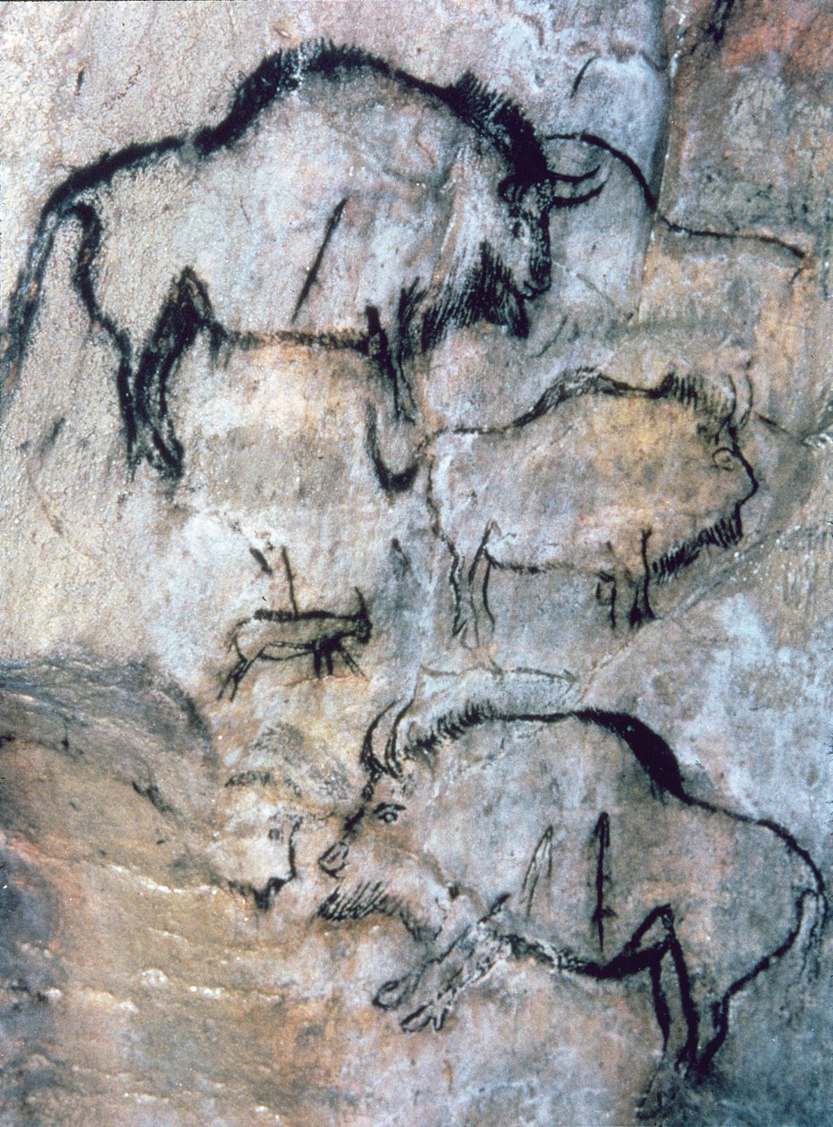 Såret bison, Magdalenian (hulemaleri) af Paleolithic Paleolithic