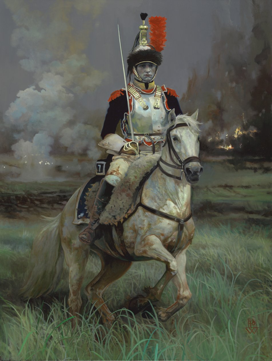 Cuirassier, 2016 (olie på lærred) af Pamela Patrick White