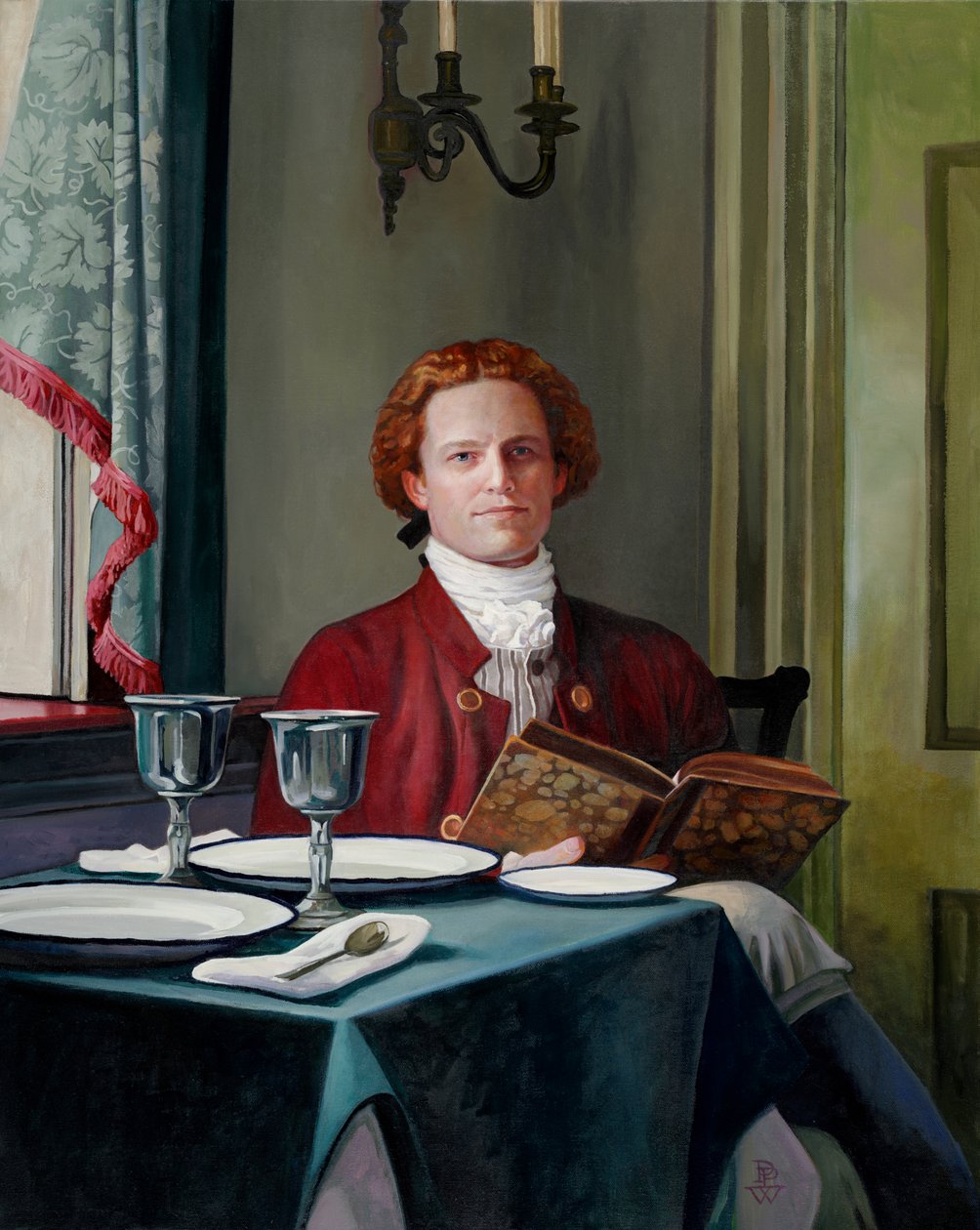 Jefferson, 2005 (olie på lærred) af Pamela Patrick White