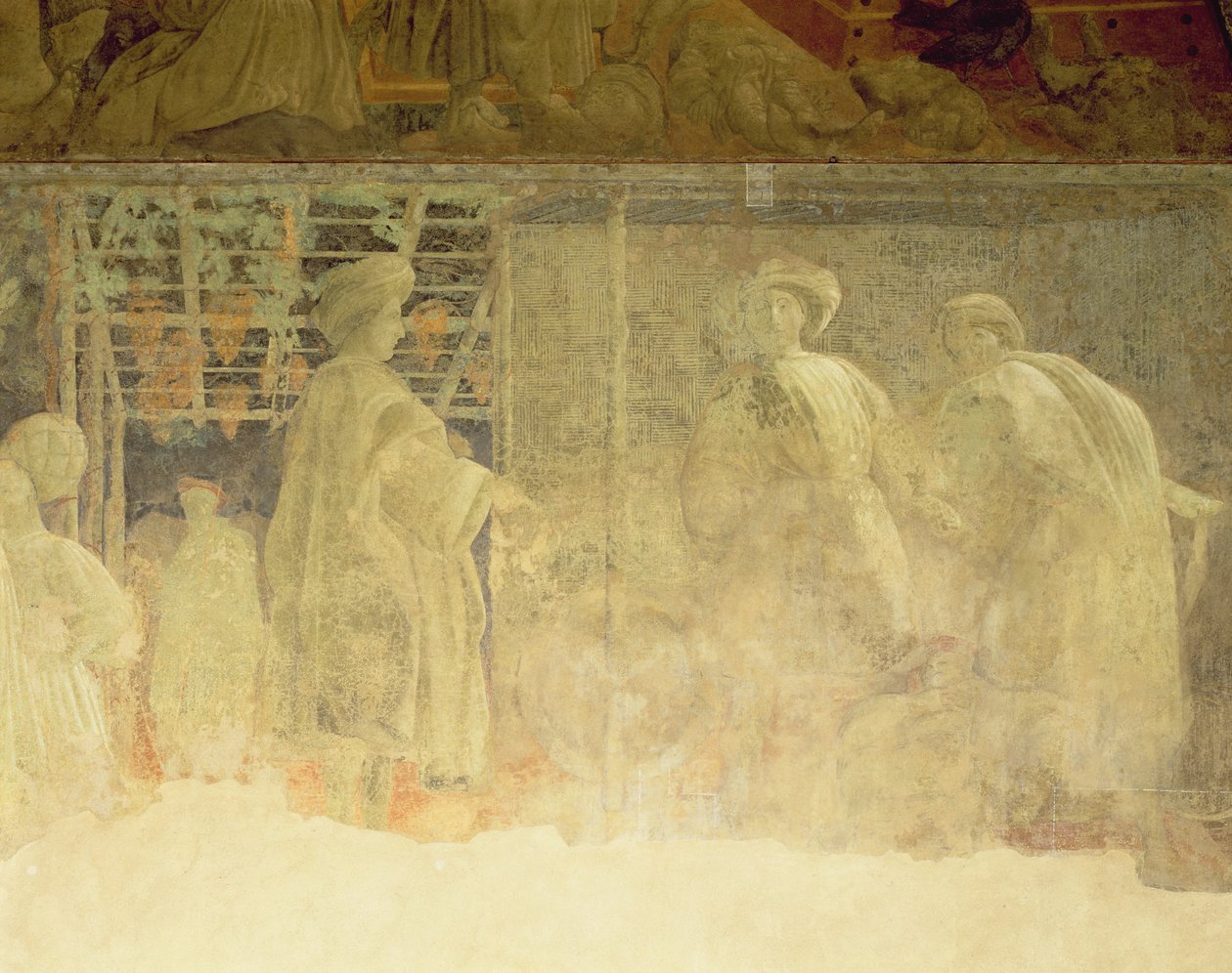 Drunkenness of Noah, ca. 1446 (beskadiget freskomaleri) af Paolo Uccello