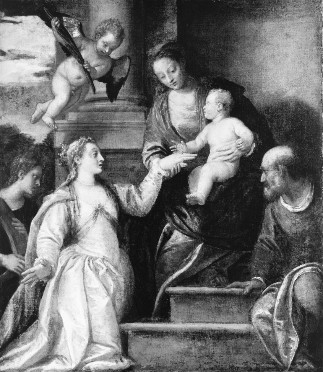 Sankt Katarins mystiske ægteskab af Paolo Veronese