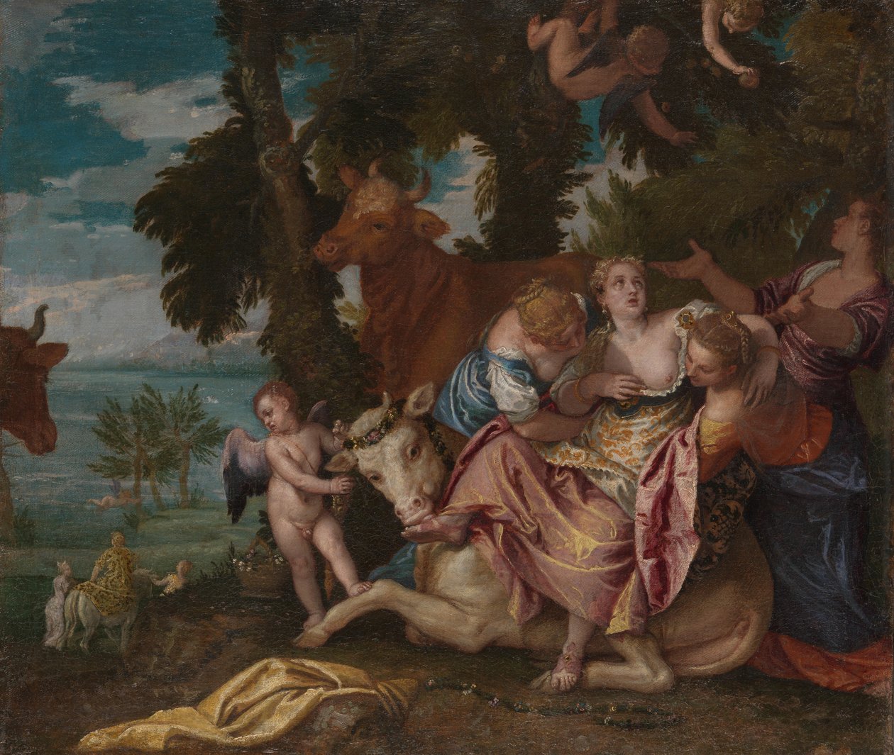 Europas voldtægt af Paolo Veronese